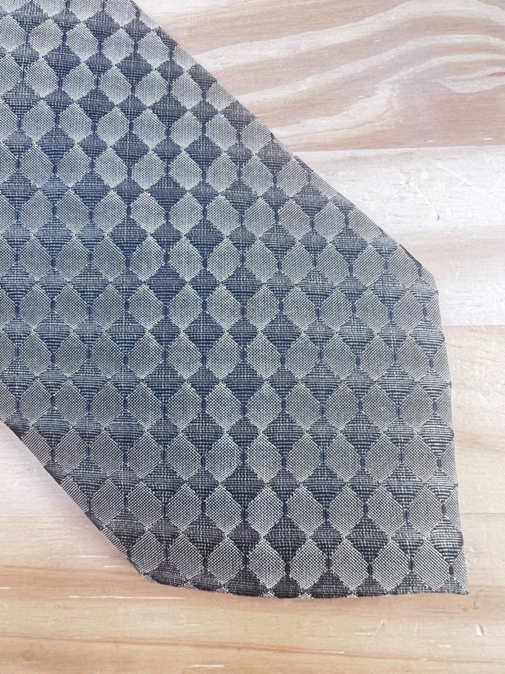 *2/$20* Bruno Piattelli Vintage Olive Green Silk Tie